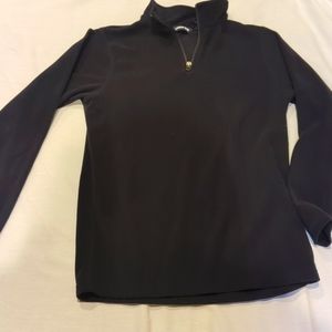 Lands end boys extra large fleece pullover jacket black